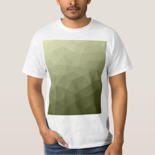 Camiseta Patrón de malla geométrica gradiente verde claro d