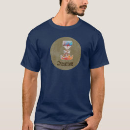 Camiseta Patrón de mancha de café y ephemera para relleno d