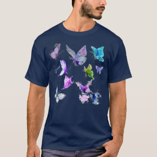 Camiseta Patrón de mariposa