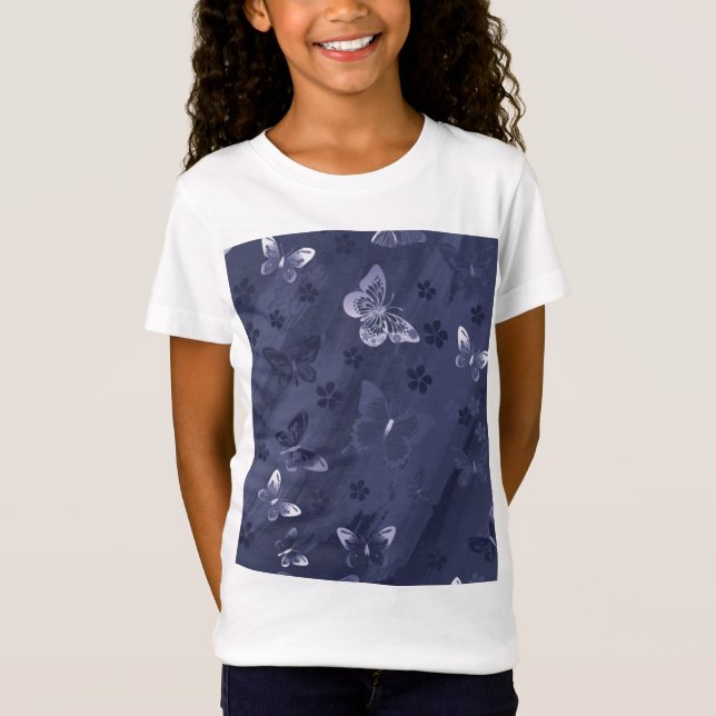 Camiseta Patrón de mariposa 17 (Anverso)
