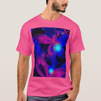 Camiseta Patrón de mariposa azul 27
