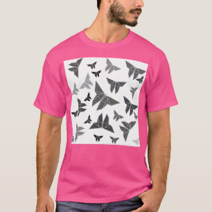 Camiseta Patrón de mariposa de Origami Kamikaze