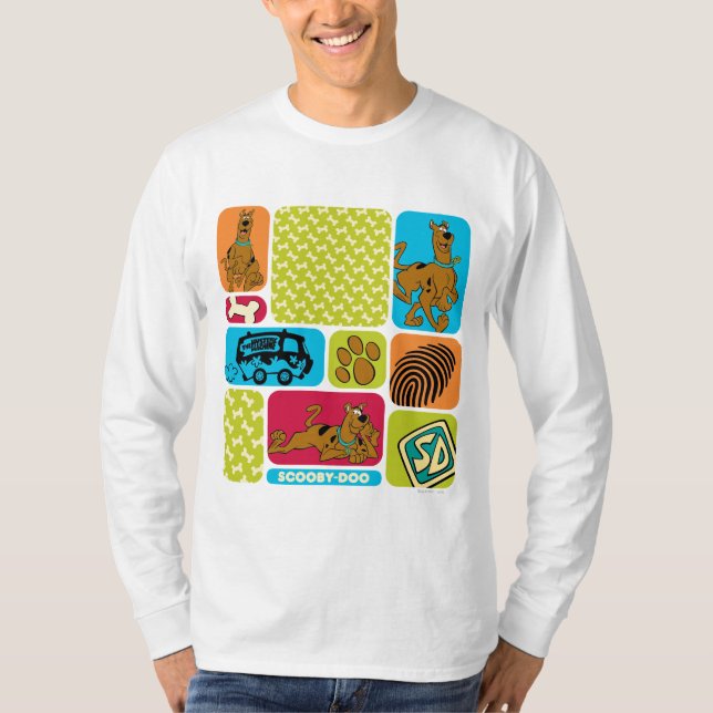 Camiseta Patrón de misterio Scooby-Doo (Anverso)