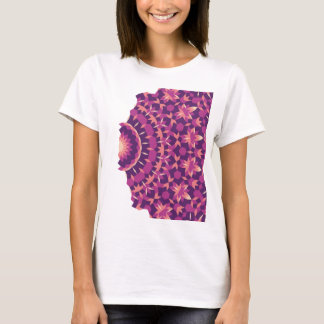 Camiseta Patrón de mosaico que se desvanece