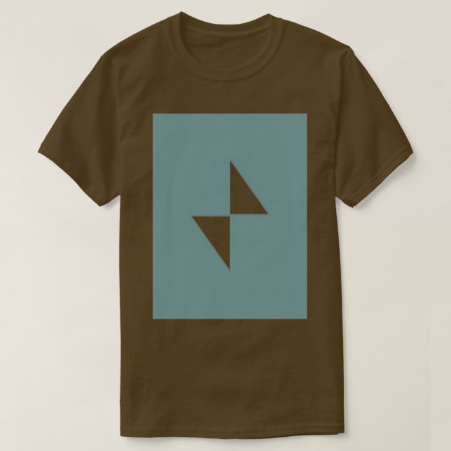 Camiseta patrón de mosaicos geométricos de origami triangul (Diseño del anverso)