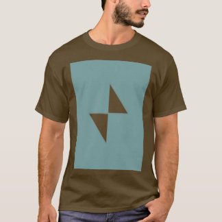 Camiseta patrón de mosaicos geométricos de origami triangul