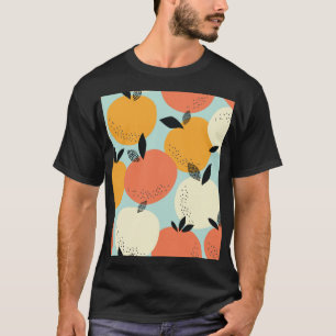 Camiseta Patrón de naranjas: Diseño Vibrante y sin inconven