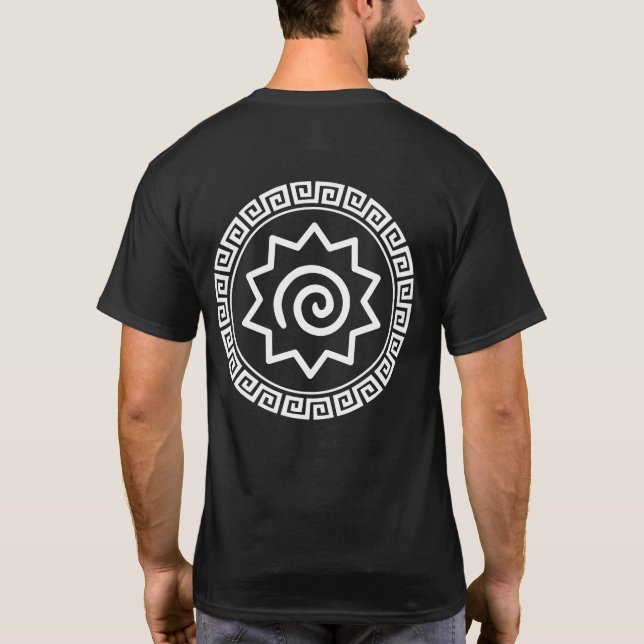 Camiseta Patrón de Naruto japonés (Reverso)
