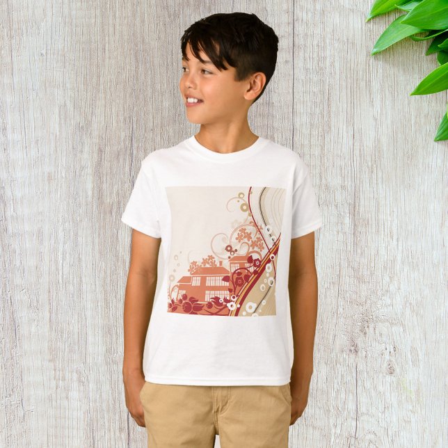 Camiseta Patrón de natación y naturaleza del Ilustracion de (Subido por el creador)