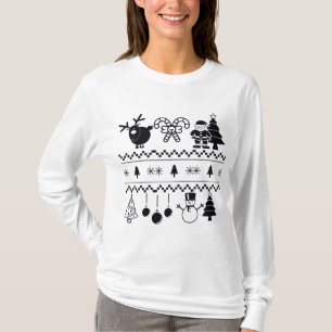 Camiseta patrón de navidades
