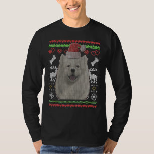 Camiseta Patrón de Navidades feos del perro de Santa Claus