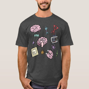 Camiseta Patrón de neurociencia lindo