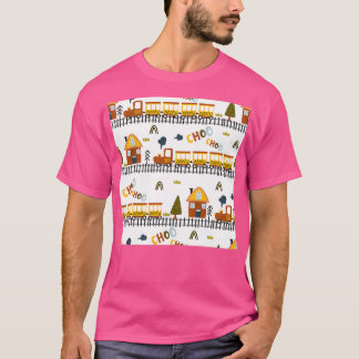 Camiseta Patrón de niño de tren Choo Choo para niños pequeñ