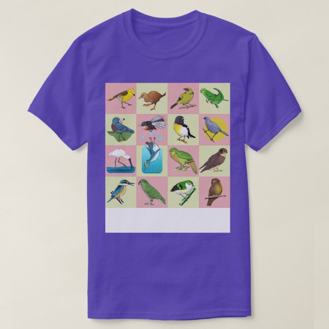 CAMISETA PATRÓN DE NZ BIRD (Diseño del anverso)