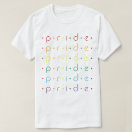 Camiseta Patrón de orgullo: puntos arcoiris gay LGBT