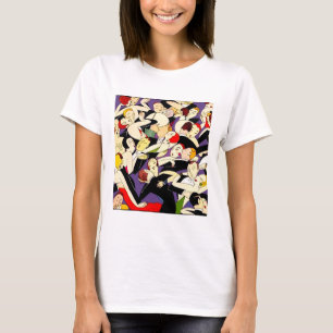 Camiseta Patrón de parejas de baile Art Déco   Era del Jazz