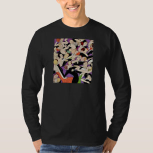 Camiseta Patrón de parejas de baile Art Deco Era del Jazz