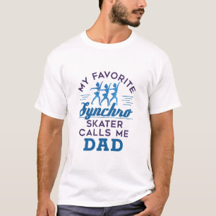 Camiseta Patrón de patinaje sincronizado \Espectro favorit