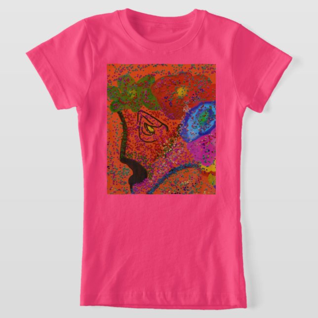 Camiseta Patrón de peces multicolores (Distribución)