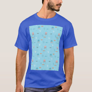 Camiseta Patrón de pez gelatina