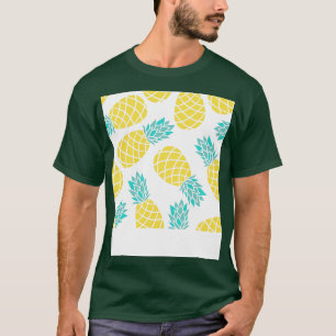 Camiseta Patrón de piña Imprime la fruta de piña