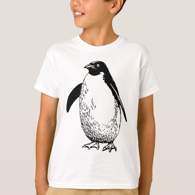 Camiseta Patrón de pingüino (Anverso)
