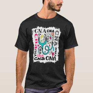 Camiseta Patrón de pintura de melocotones para tipografía d