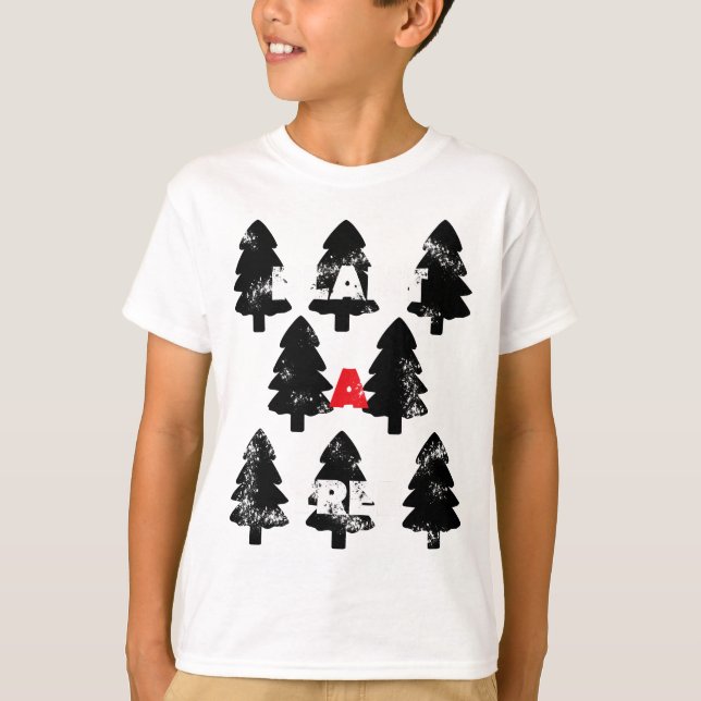 Camiseta Patrón de plantar un árbol (Anverso)