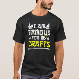 Camiseta Patrón de plegado de papel Japón artesanía Patriot