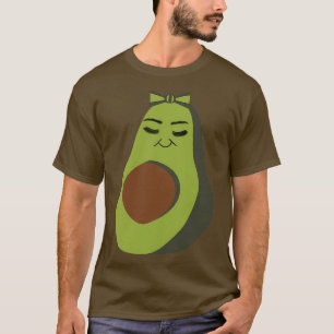 Camiseta Patrón de plush de aguacate aguacate aguacate