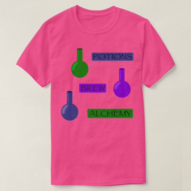 Camiseta Patrón de poción y alquimia (Diseño del anverso)