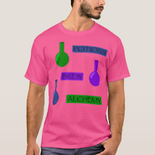 Camiseta Patrón de poción y alquimia