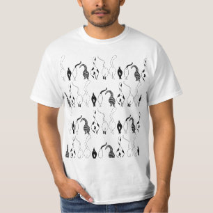 Camiseta Patrón de puntas de gato