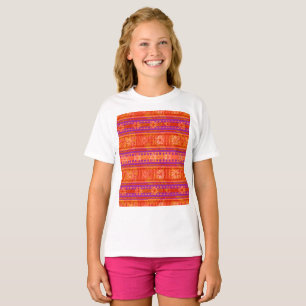 Camiseta Patrón de punto acanalado de flores de MAZ 245