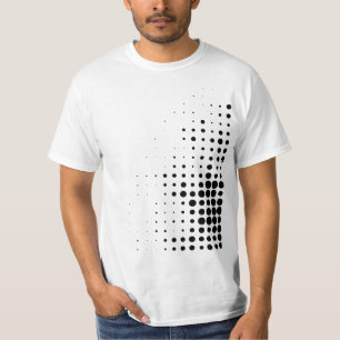 Camiseta Patrón de puntos de medio tono abstracto moderno 