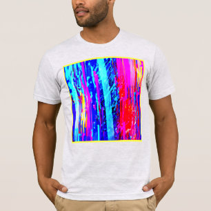 Camiseta Patrón de ráfaga de color
