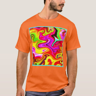 Camiseta Patrón de ráfaga de color