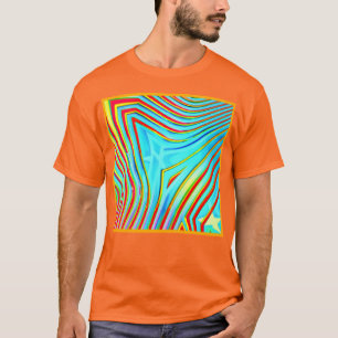 Camiseta Patrón de ráfaga de color