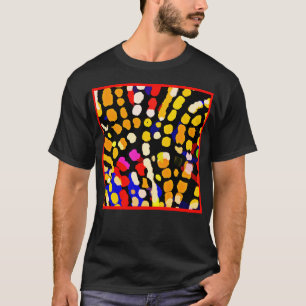 Camiseta Patrón de reproducción de color expresivo