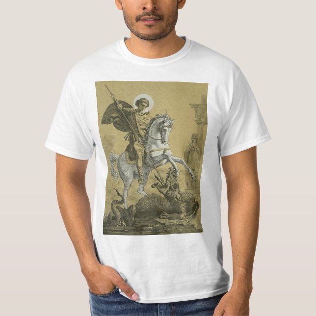 Camiseta Patrón de San Jorge de Inglaterra (Anverso)