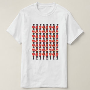 Camiseta Patrón de soldados de guardia de reinas