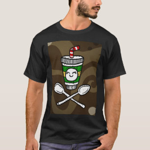 Camiseta Patrón de tazas de café.