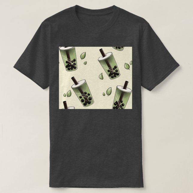 Camiseta Patrón de té de Boba (Diseño del anverso)