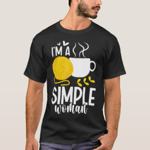 Camiseta Patrón de tejer en telar Amante del hilo Artista d