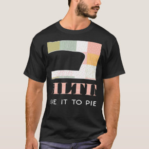 Camiseta Patrón de tela de máquina de coser quilt quilting