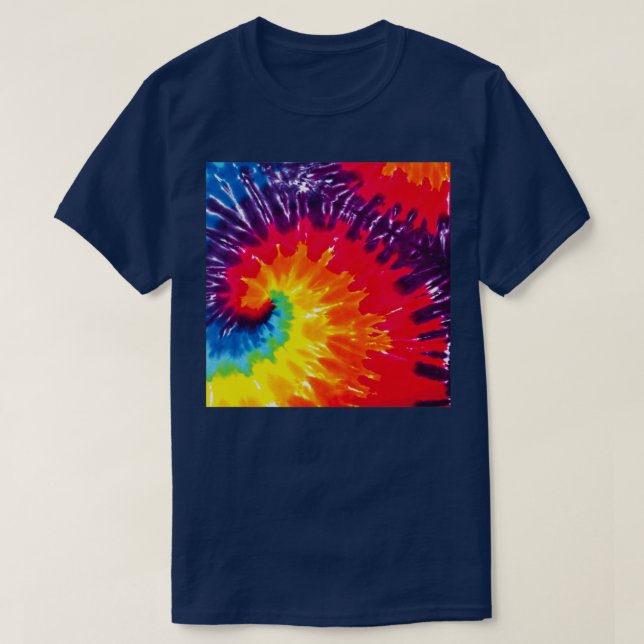 Camiseta Patrón de tinte de disco hippie 2021 (Diseño del anverso)
