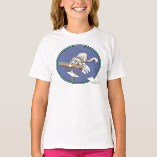 Camiseta Patrón de travesuras de gato