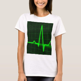 Camiseta Patrón de traza de pulso