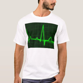 Camiseta Patrón de traza de pulso