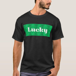 Camiseta Patrón de trébol verde afortunado del día de San P